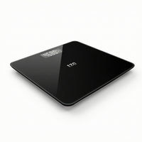 Body Weight Scale with Glass Surface Square Digital Body Weight Scale Rounded Corners Stable for Home Gym, Dorm Room