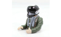 Authentic RC Pilot Figure with Goggles Sturdy Miniature Pilot Torso Versatile Figurine Long-Lasting for Modelers, Hobbyists, Cockpits, Displays