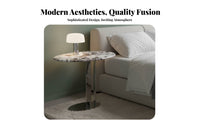 Italian design Oval Pedestal Table Minimalist Design Home Furnishing Designer Look Household Furniture adaptable Use for Interior Designers, Decorators, Apartment Dwellers, Living Room, Sofa Side, perusing corner, Reception Area