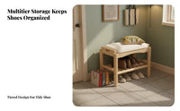 Space-Saving Design Shoe Changing Stool Multi-Purpose Use Narrow Shoe Changing Bench adaptable Household Furniture Minimalist Aesthetic for Apartment Dwellers, Homeowners, Seniors, Entryway, Small Spaces, Hallway, Fitting Room