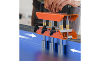 Portable Standing Seam Roofing Bender 6 Roller Bending Tool Large Radius Plate Bender for Roofers, Metalworkers, Construction Site, Workshop