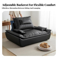 Sofa with Movable spine supportrests additional Deep Seat Living Room Furnishing Italian-Inspired design Household Furniture for Families, Homeowners, Lounge Area