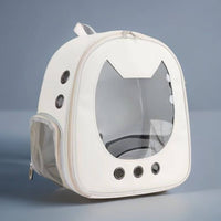 Zip-Around Closure Cat Backpack Carrier Mesh Pockets Pet Carrier Backpack Padded Straps Outdoor Gear Ventilated