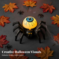 12 Pieces arachnidShaped Tea Light Reusable Spooky Decor for Haunted House Setup