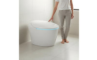 Integrated-Piece Smart Toilet Instant Heating Automatic Lid Toilet Bathroom Fixture Water Pressure Unrestricted Auto Flush