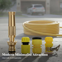 Heavy Duty High Pressure Hose Nozzle Leak-Proof Design Adjustable Car Wash Nozzle Compact for Gardeners