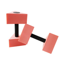 Triangular Water Dumbbell Lightweight EVA Foam Water Dumbbell Compact Aquatic Exercise Dumbbells for Swimmers