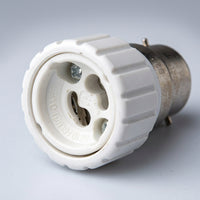 Bulb Holder and B22 to Pin-Base Light Fitting Adapter for Home Lighting, Durable PBT Ceramic Lamp Holder with 2A Rated Current