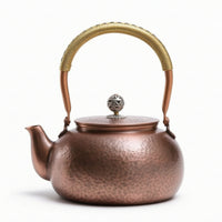 Copper Teapot Retro Hammered Teapot Removable