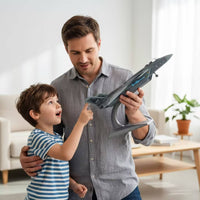 1/100 J-20 Model 1:100 Fighter Jet Model with Stand Collectible Fighter Jet with Stand for Aviation Enthusiasts, Collectors, Showcase, Study