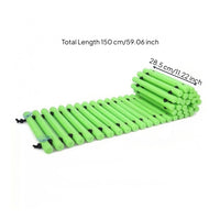 Tactile Sensory Balance Bridge Cylindrical Rods Foldable Balance Bridge Roll-up Children's Activity Aid Portable for Kindergarten, Home