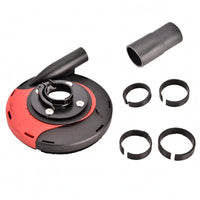 Hose Port Grinding Dust Collection Cover Clamping Band Angle Grinder Dust Cover Debris Control Grinder Vacuum Attachment