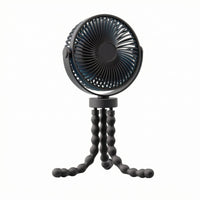 Baby Carriage Fan with Flexible Tripod 720-Degree Rotating for Bedside