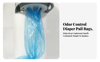 Diaper Pail Refill Bags Tear-Resistant Diaper Pail Bag Refills Waste Management Accessory Additional Thick Large Capacity