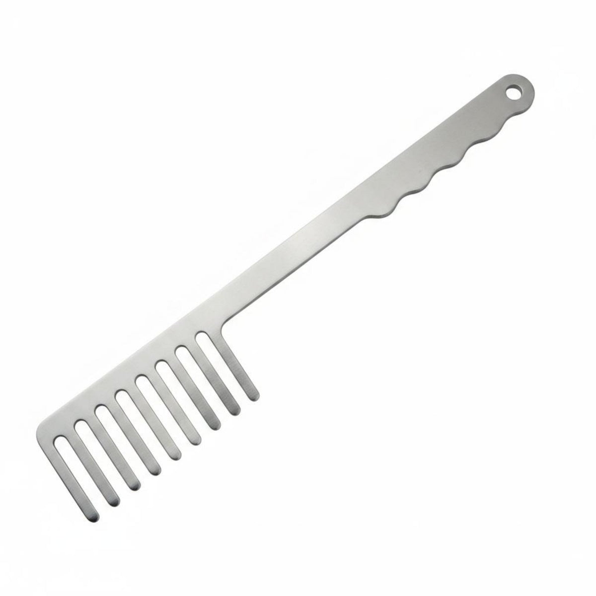 Spaghetti Comb Novelty Design Stainless Steel Pasta Rake Ergonomic Handle Noodle Server Tools for Home Cooks, Dining Table
