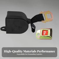 Retractable Pallet Strap High Tensile Strength Automatic Retractable Strapping Heavy Duty Self Retracting Cargo Strap for Warehouse, Logistics