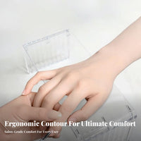 Ergonomic Manicure Hand Pillow Stable Support Manicure Arm Rest Stand Improves Effectiveness for Manicurists, Beauty Studios, Spas, Home