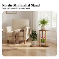 Simple Design Circular Tiered Pot storage rackSaving Multimulti-tier Planter Stand Modern and design Plant Shelf Easy Assembly for Decorators, Gardeners, Homeowners, Living Room, Balcony, Bedroom, Office