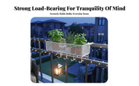 Adjustable Railing Planter Shelf tool-free Installation Hanging Railing Planter
