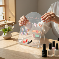 Acrylic Nail Art Color Display Board for Gel Polish Swatches
