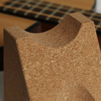 Scratch-Proof Guitar Neck Support Cradle Non-Slip Cork Guitar Neck Rest Long-Lasting Instrument Maintenance Block Lightweight for Luthiers, Guitarists, Repair, Workshop