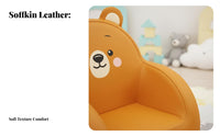 Learn-to-Sit Support Upholstered child's Armchair Soft and Cushioned child's Club Chair Padded Seat kids' Furniture Stable Design for Toddlers, Preschoolers, Parents, storytime Corner, Kindergarten, Nursery, Playroom
