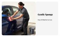 High Foaming Car Wash Sponge Scratch-Safe Figure 8 Car Sponge Highly Absorbent for DIY Detailers, Garage