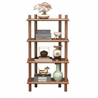 Floor-Standing Leaning Ladder Shelf Minimalist Design shelving unit Freestanding Display Rack Multi-Tiered for Book Lovers, Students, Homeowners, Living Room, Bay opening, Bedroom, Home Office