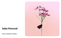 Waterproof Solar Flower Light Weather Resistant Solar Garden Stake Light Auto ON/deactivate for Patio, Lawn, Pathway