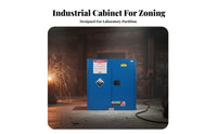 Shock-Resistant Resistant Cabinet Fire Resistant Fire Resistant Cabinet Two-Ply Construction Risky Liquid Storage for Laboratories, Workshops, Factory