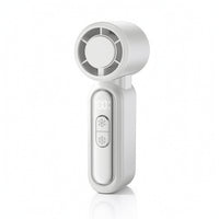 Mini Handheld Fan with Digital Display Pocket-Sized for Outdoor, Desk, Commuters