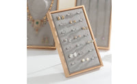 Jewelry Display Frame Stylish Earring Holder Space-Saving Organizer for Collectors, Vanity