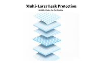 100 Pieces Odor Control Pet Pee Pad Thickened Dog Pee Pads Leak-Proof for Owners of Senior Dogs, Indoors, Crates, Car Trips