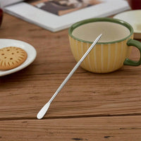 Latte Art Needle Double-Ended Coffee Art Pen Coffee Drawing Tool Stainless Steel Textured Grip for Baristas, Cafes