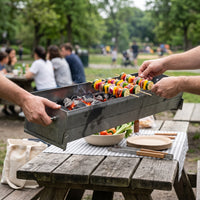Portable Charcoal BBQ Grill for Outdoor Camping and Home Use