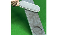 Cleans Edges and Corners Pool Table Felt Cleaner Long-Lasting Aluminum Alloy Billiard Table Cloth Brush Anti-Static Wide Felt Cleaning Tool Restores Color for Pubs