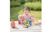 Child-Led Feeding Game with Board Educational Feeding Sorting Game Fine Motor Wooden Sorting Toy Hand-Eye Coordination for Homeschool