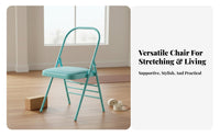 Stretch Assistance Chair Foldable Design Stretching and Balance Assistance Chair Stable & Sturdy Fitness Equipment for Beginners, Seniors