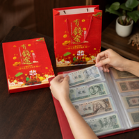 Chinese Banknote and Stamp Collection Album for Commemorative Coins and Paper Money