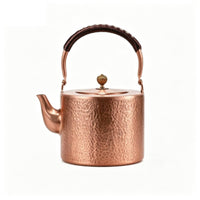 Heat-Insulating Copper Kettle Handmade Tea Kettle with Spout Traditional Copper Teapot Vintage for Kitchen