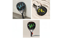 Teardrop Beach Tennis Paddle with EVA Memory Foam Core Shock-Absorbing Beach Tennis Paddle with Balls Long-Lasting Lightweight for Adults, Beginners, Court
