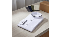 Stand Up neck Shirt No ironing Long Sleeve Tailored Shirt All Season for Office