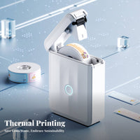Inkless Printing Handheld Thermal Labeler Customizable Labels Portable Thermal Printer APP Controlled Price Label Machine Bluetooth Connectivity for Shop Owners, Supermarket Employees, Retail Shop, Small Business, Warehouse, Kitchen