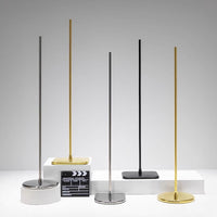 Mannequin Base and Stand Accessories, Half-Body Display, Stainless Steel, Gold, Square Mirror Base