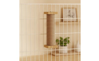 Wall-Mounted Cat Scratching Column Space-Saving Wall-Mounted Cat Scratcher Vertical for Cats