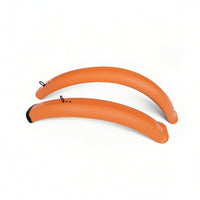 2 Pieces Lightweight Cycle Mudguard with Mounting Hardware Curved Oversized-Tire Bike Fenders Plastic Oversized-Tire Tire Mudguard Easy to Install for Commuters, Wet Streets, Muddy Commutes, Snowy Paths