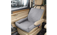 Passenger Seat Dog Nest Washable Dog Bed Non-Slip Bottom Elevated Puppy Car Bed for Dogs, Cats, Road Trips, Travel