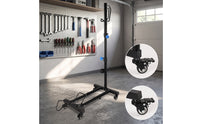 Bike Vertical Stand Stand Adjustable Upright Bike Stand Mobile for Cyclists, Garage