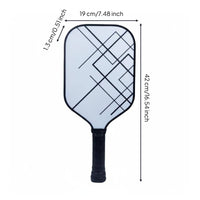 Ergonomic Grip Fiberglass Pickleball Paddle Non-Slip Handle Fiberglass Pickleball Paddles Shock Absorption Sports Equipment for Professionals, Beginners