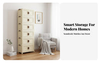 foldable Wheeled Cabinet Installation Household Storage Large Capacity Organizer single for Families, home dwellers, Kids' Room, Bedroom, Kitchen